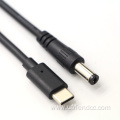 Type-C Male to DC Power Extension Charging Cable